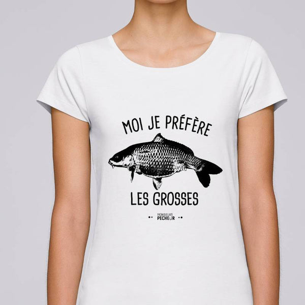 T-shirt Femme Je préfère les grosses