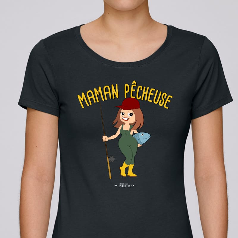T-shirt Femme Maman Pêcheuse