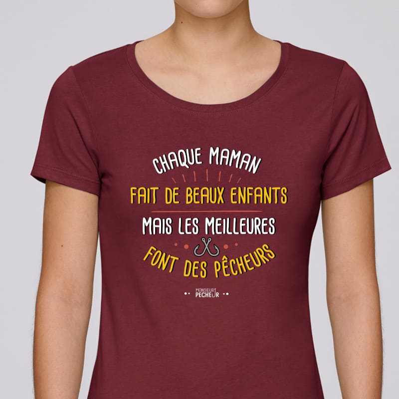 T-shirt Femme Chaque maman fait de beaux enfants