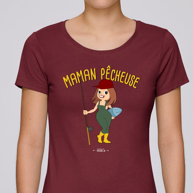 T-shirt Femme Maman Pêcheuse