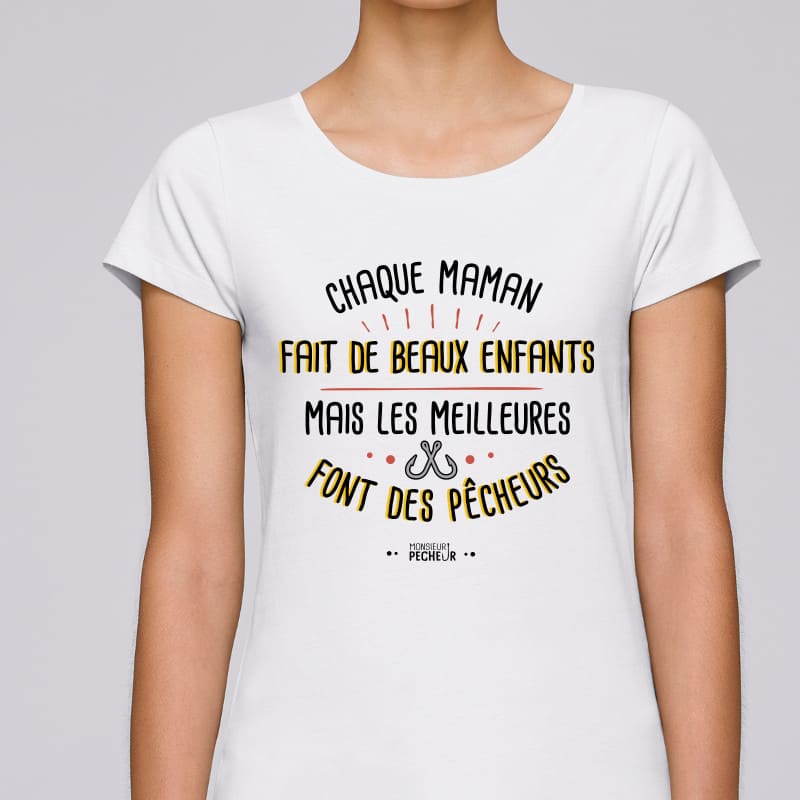 T-shirt Femme Chaque maman fait de beaux enfants