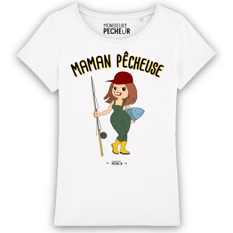 T-shirt Femme Maman Pêcheuse