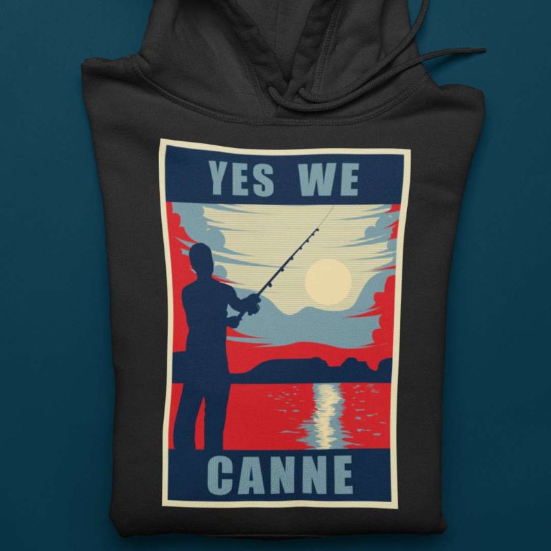 Sweat Capuche "Yes we canne"