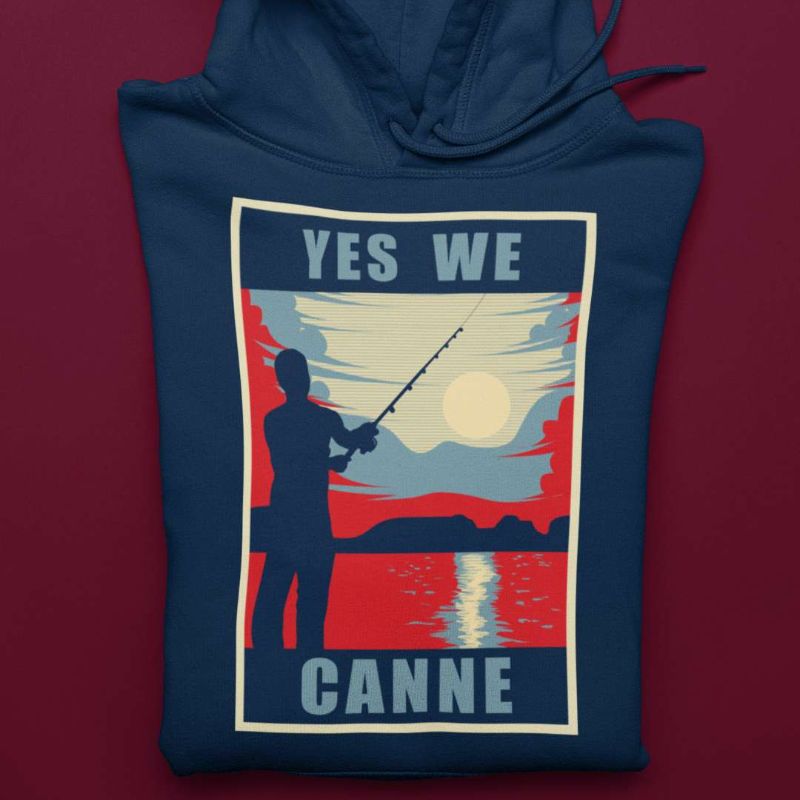 Sweat Capuche "Yes we canne"