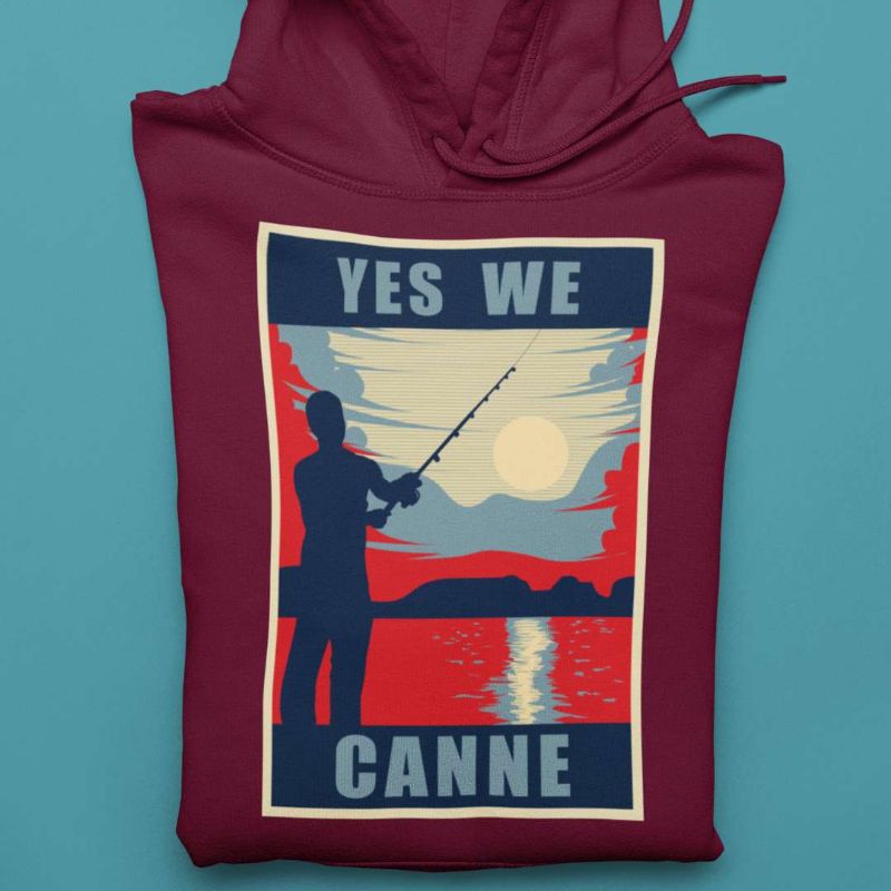 Sweat Capuche "Yes we canne"