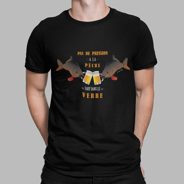 T-Shirt Now Now "Pas de pression à la pêche"